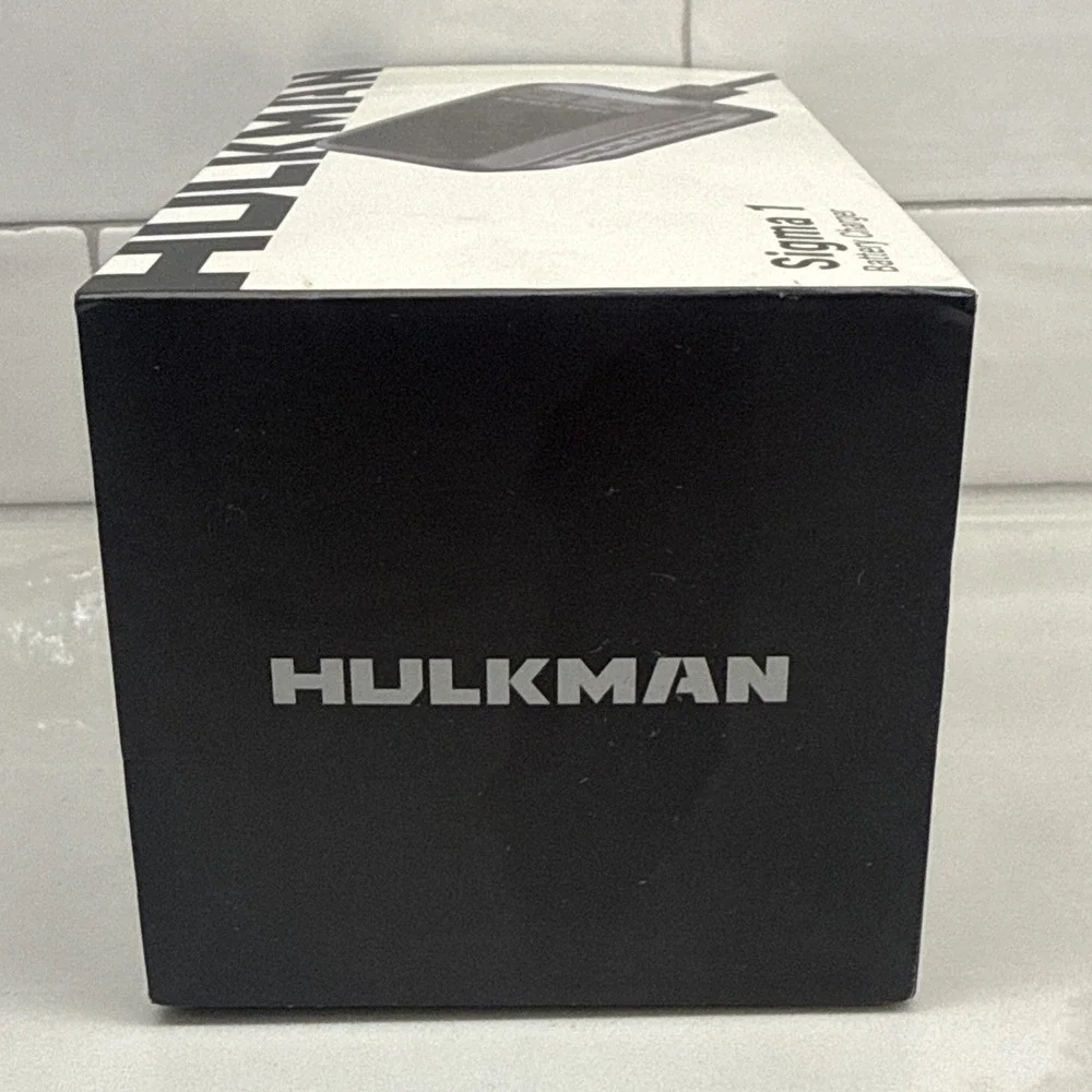 HULKMAN Sigma 1 Car ATV Boat Battery Charger - 1A 6V/12V Automatic Smart Trickle